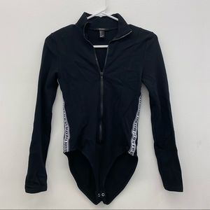 F21 Long Sleeve Body Suit Size S
